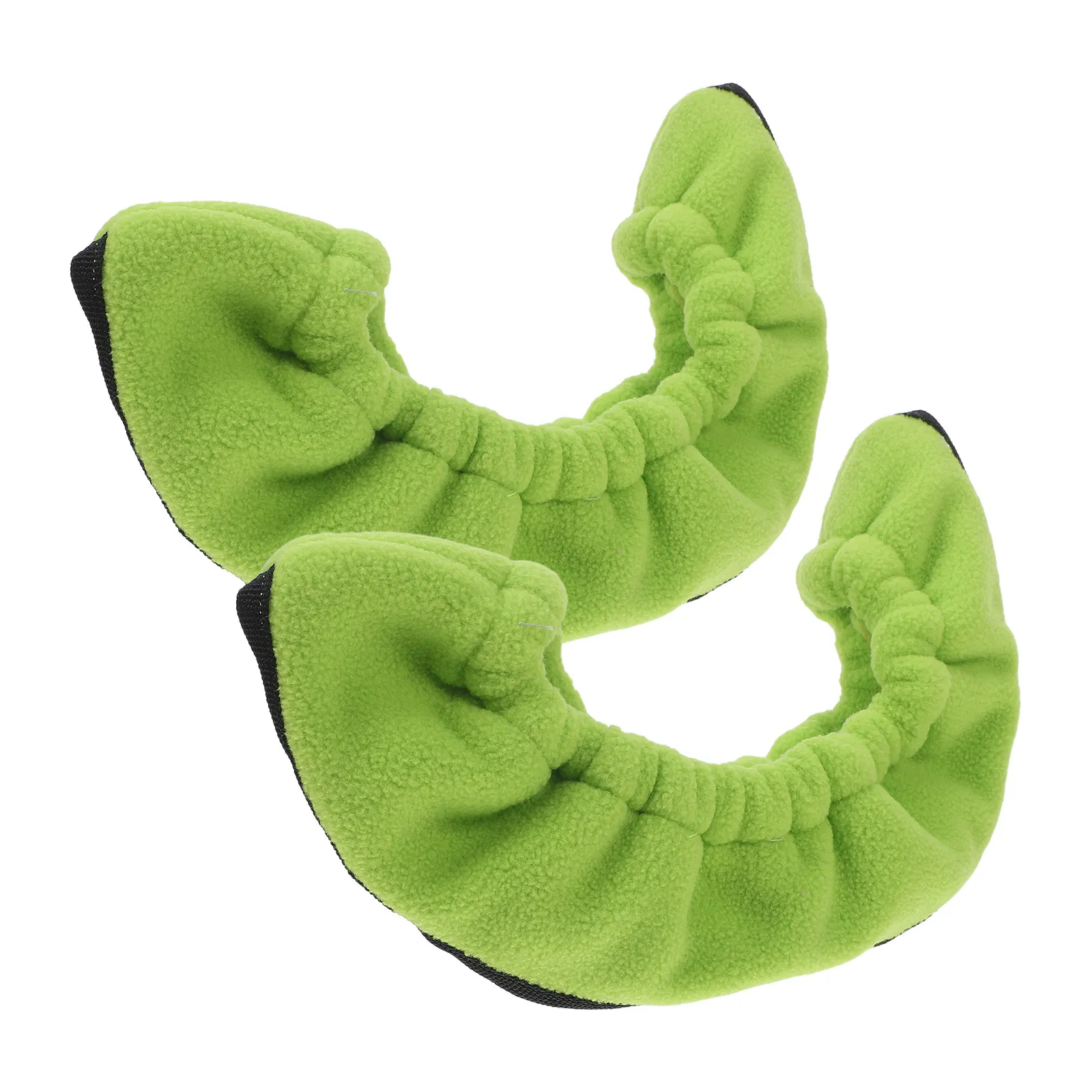 

2Pcs Youth Ice Skate Blade Guards Elastic Fleece Cover Hockey Skate Protector Figure Skating Blade Covers Skates Covers