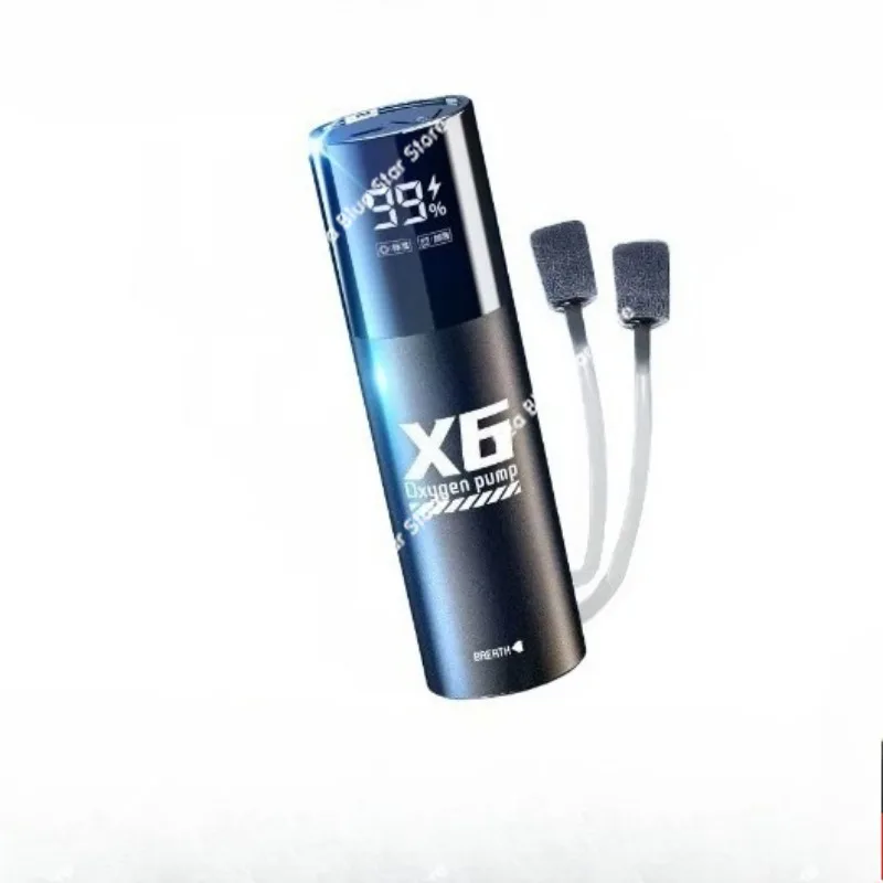 Cross-border outdoor oxygen pump Household fish oxygen pump Night fishing Wild fishing Charging Dual-purpose fish farming oxygen