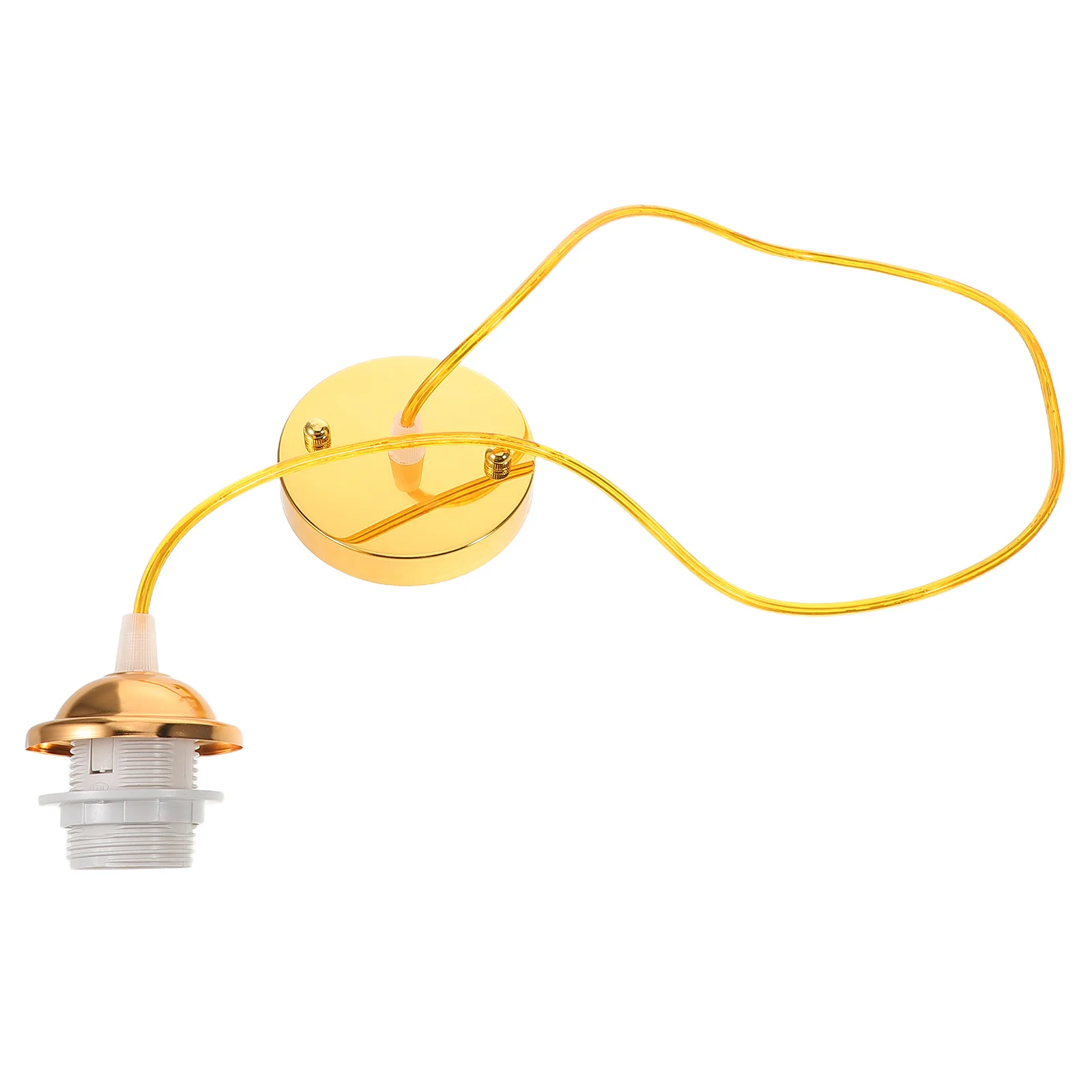 

E27 Full Thread Pendant Light Kit Adjustable Length Lamp Holder Mini Hanging Socket Cord for Bedroom Living Room Dining Room