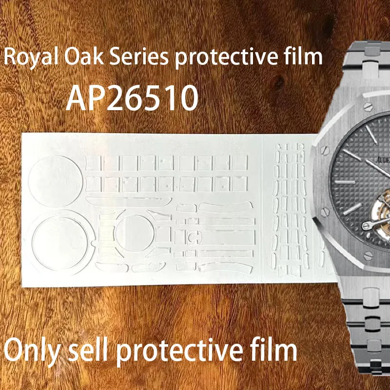 For AP26510 Watch Protective film Steel dial 41mm Outer ring bracelet Watch buckle film Back cover back membrane Surface film