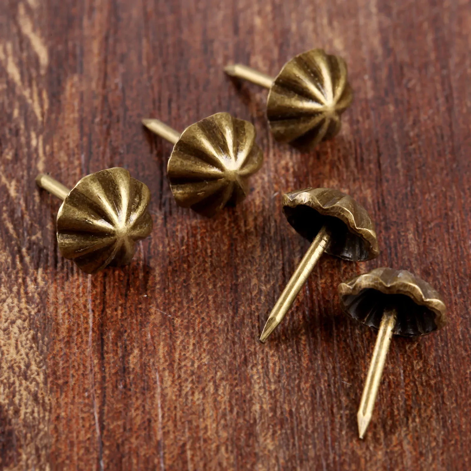 Clavos de tapicería de bronce antiguo, 100 Uds., 11x17mm, hierro, muebles, sofá, regalo de joyería, caja de madera, tambor, tapicería decorativa, tachuelas