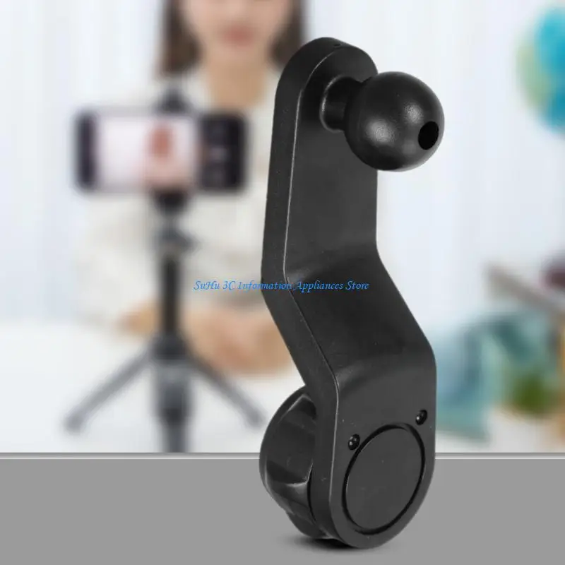 

J0MB 17mm Ball Joint Extension Arm Rotating Bracket Extender Rod Female to Male Head Adapter for Car Air Outlet Phone Stand