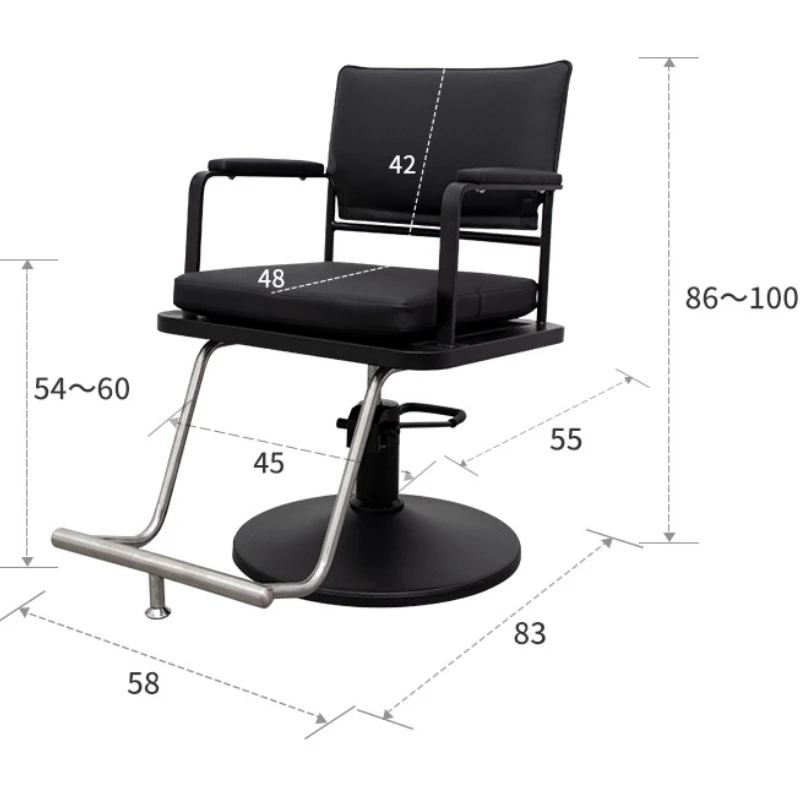 عروض رفع كراسي الحلاقة تصفيف الشعر تجعيد قطع البراز كرسي الحلاق تصميم خاص لأثاث الصالون Sedie XYBC #6