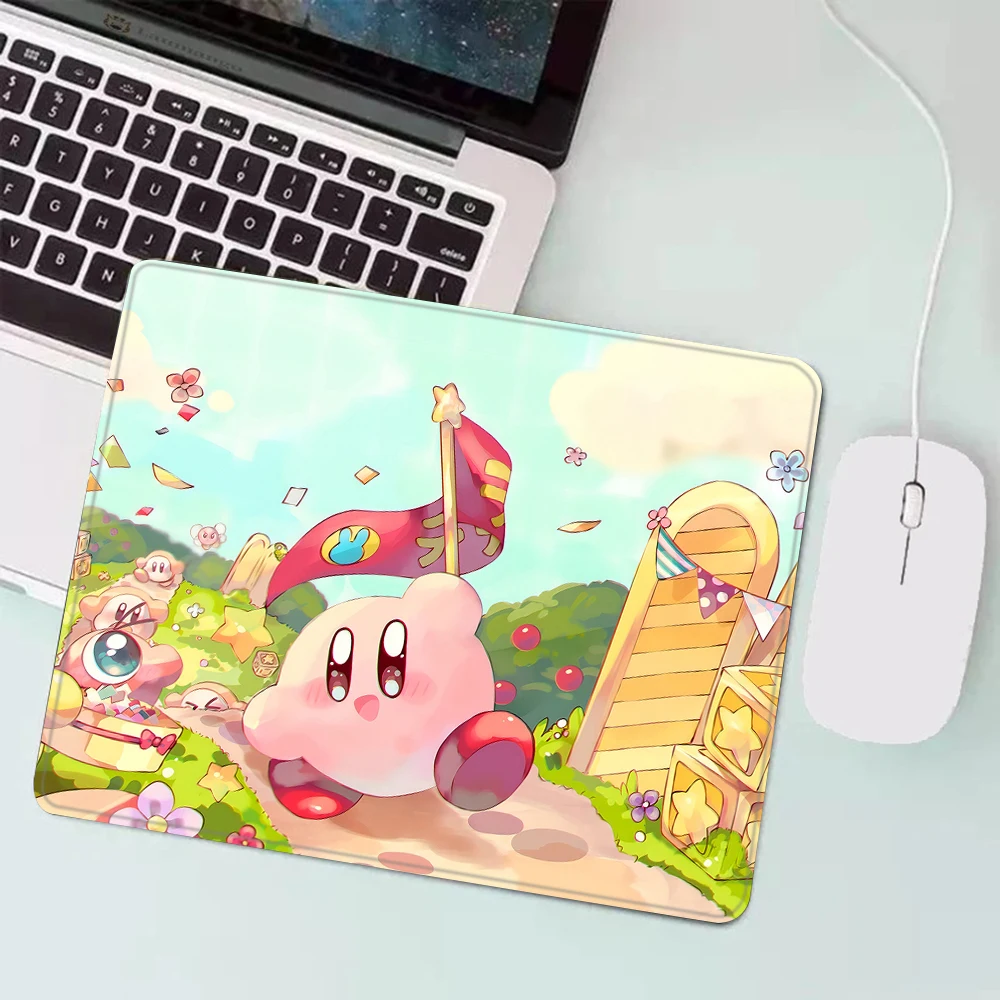 Fashion Cartoon Cute Kirbies Gaming Mouse Pad XS Small Mousepad for PC Gamer Desktop Decoration Office Mouse Mat Deskmat Rug