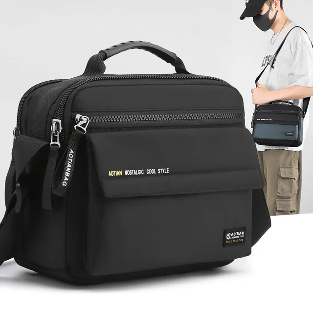 Nowe męskie torby na ramię 2026, torby crossbody, wielofunkcyjne męskie torby codzienne, małe męskie torby podróżne typu messenger