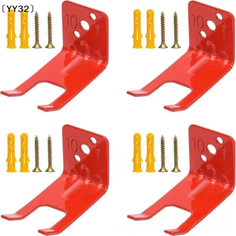 4 Pcs Fire Extinguisher Mount Fire Extinguisher Holder For 20lb Universal Fire Extinguisher FREE SCREWS & WASHERS〔YY32〕