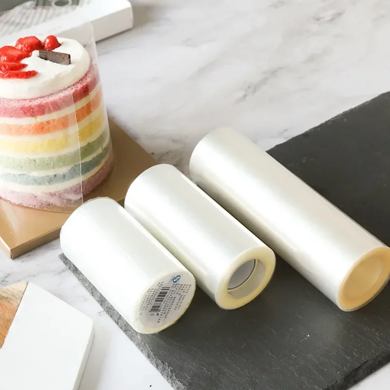 1 Roll Cake Surround Film Transparent Cake Collar Baking Accessories Kitchen Accessories Cake Tools for Mousse Chocolate Pastry