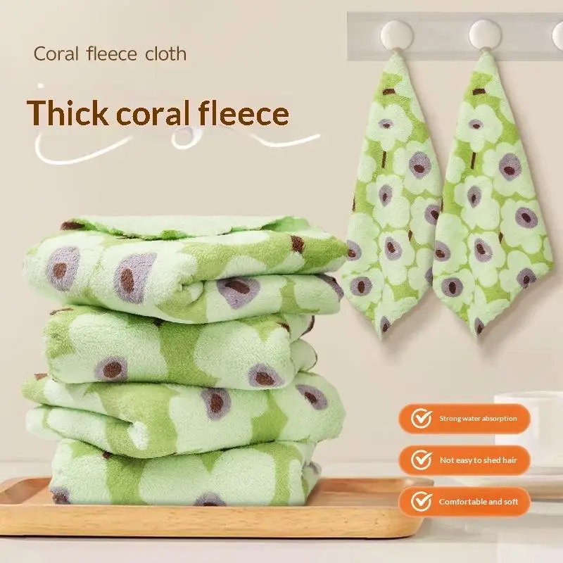 10PCS Dishcloth Kitchen Dish Cloths,Non-Stick Oil Highly Absorbent,Fast Drying Reusable Kitchen Towels For Cleaning Cloth