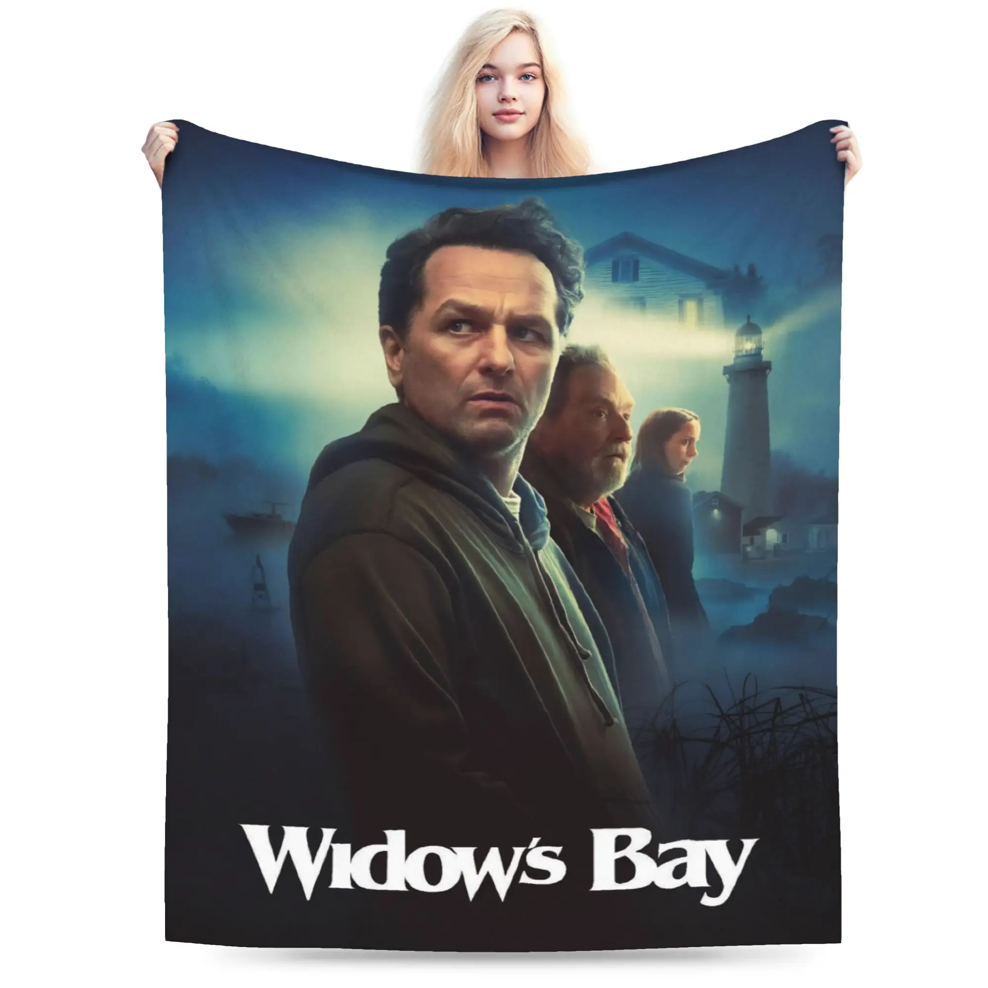 Widow's Bay Horror Movie 2026 Blanket Multi-size Soft Fuzzy Plush  Throw Blankets for Couch Sofa and Bed