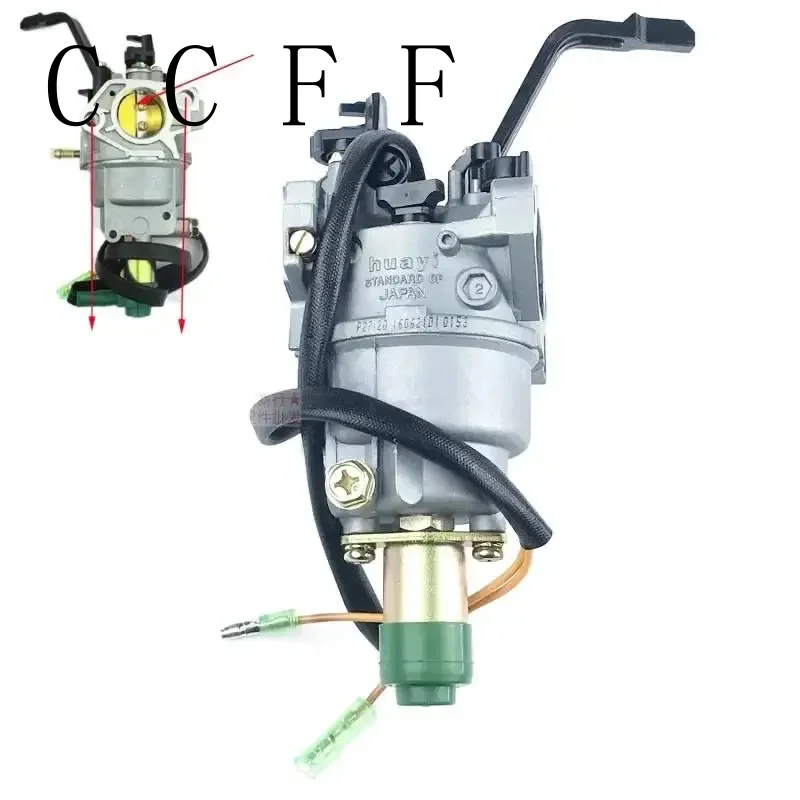 قسم المولدات 2-3/6.5kw-8kw 168 170F 188 F192 وحدة المكربن