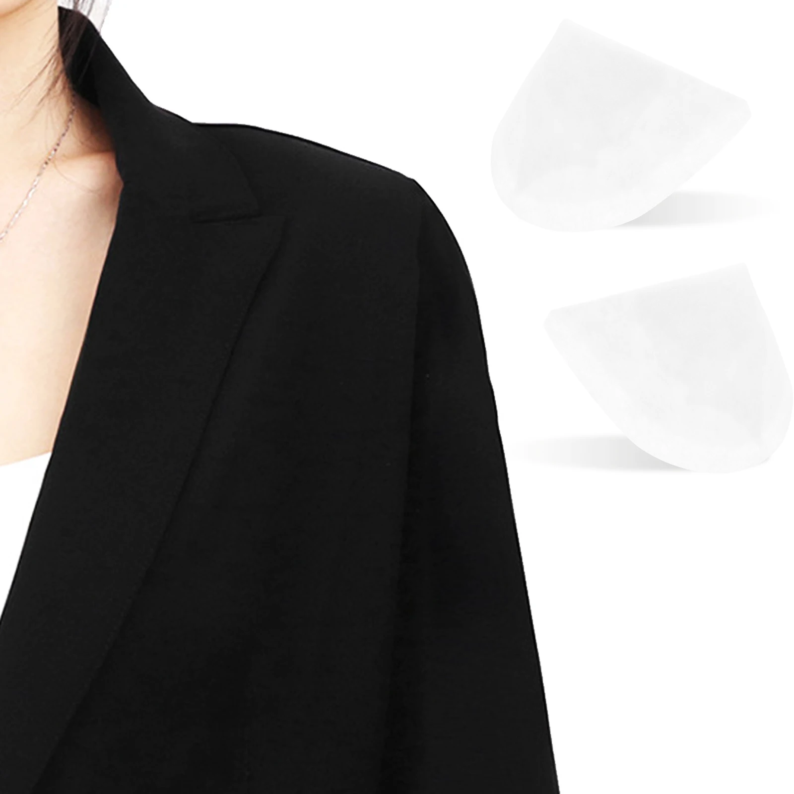 

20Pairs Shoulder Pads Invisible Soft Comfortable Non-Slip Suitable for Various Clothes Sewing Accessories Shoulder Pads