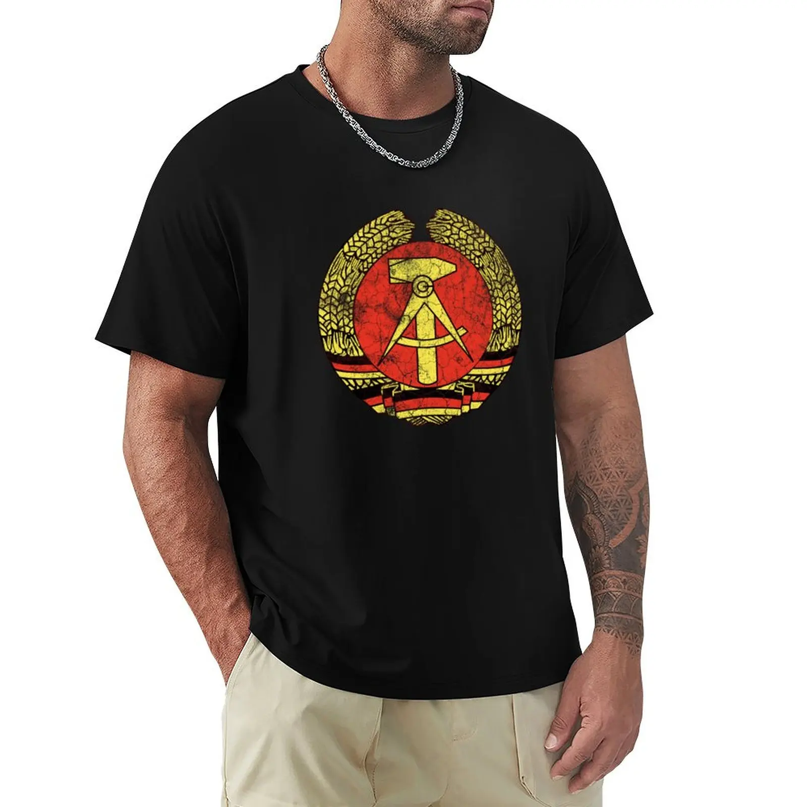 

ddr retro logo T-Shirt Casual Streetwear Short Sleeve Tee