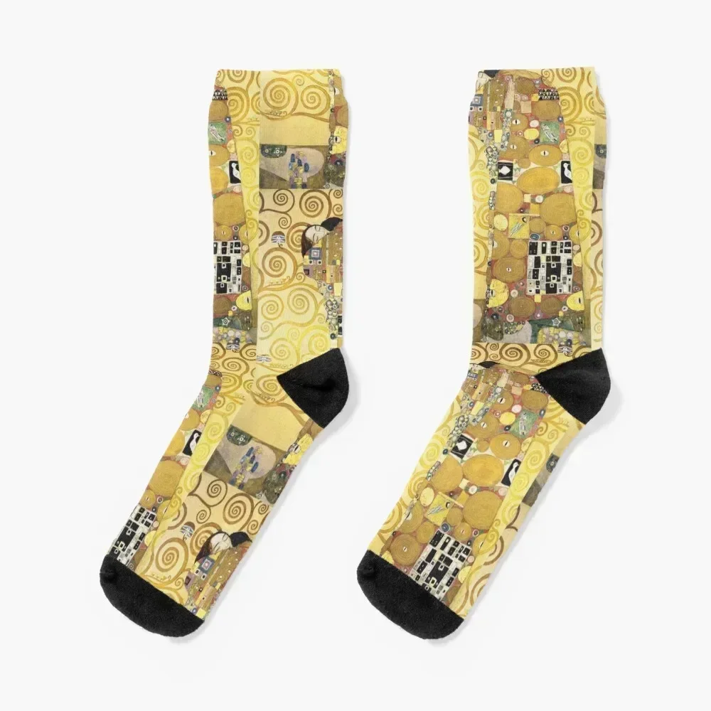 

The Embrace by Gustav Klimt Socks Argentina hockey new year Non-slip Socks Male Women's