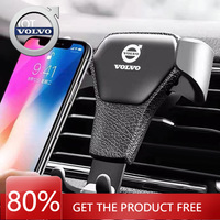 Cup Holders Car Air Vent Phone Holder Auto Clamp Support Stand Car Air Vent Phone Holder For Volvo XC60 XC90 S60 V50 V60 V70 V9