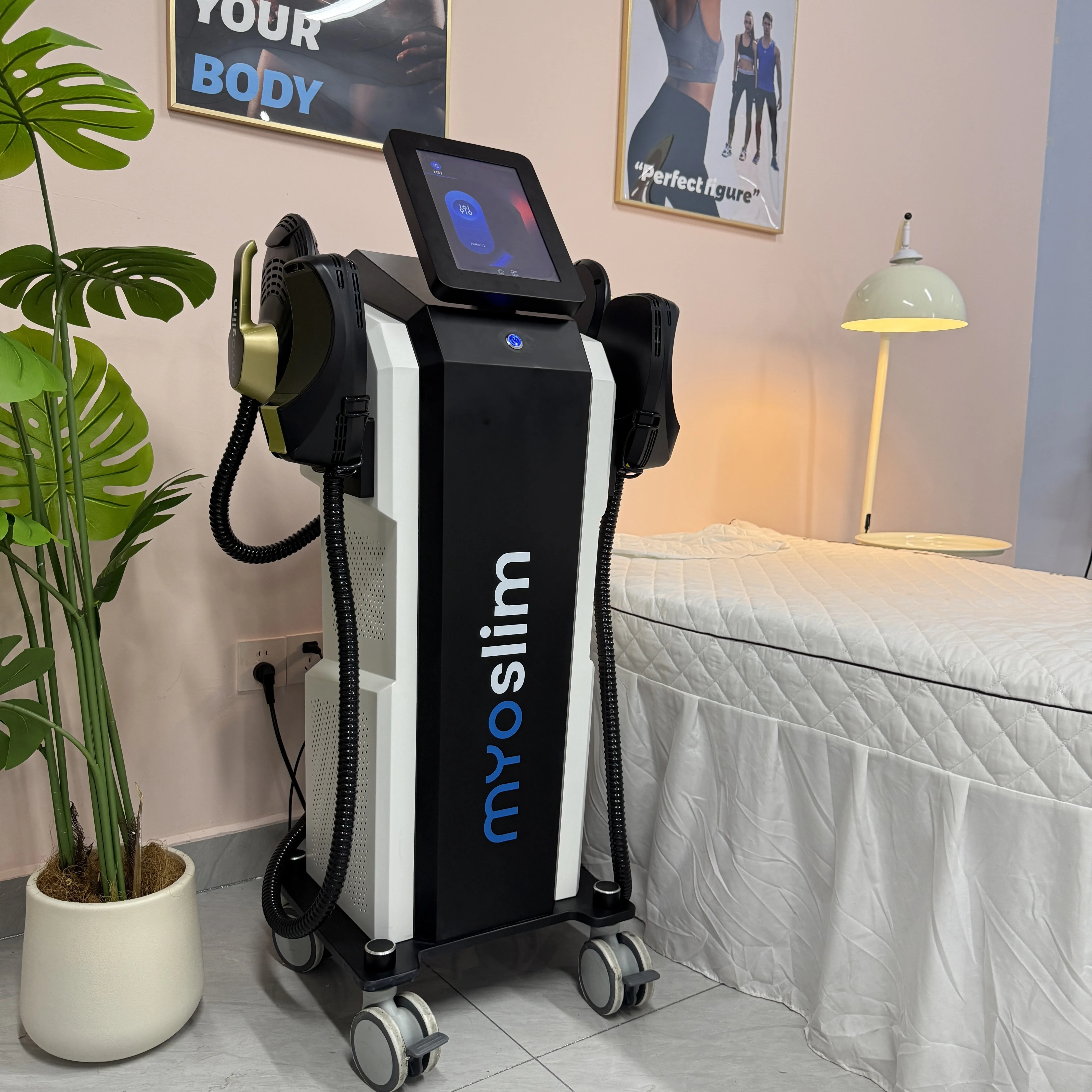 

6500 Вт EMS Neo Body Sculpt PRO Ultra 15T HIEMT 200 Гц машина для похудения тела сжигание жира стимуляция мышц 4 ручки RF