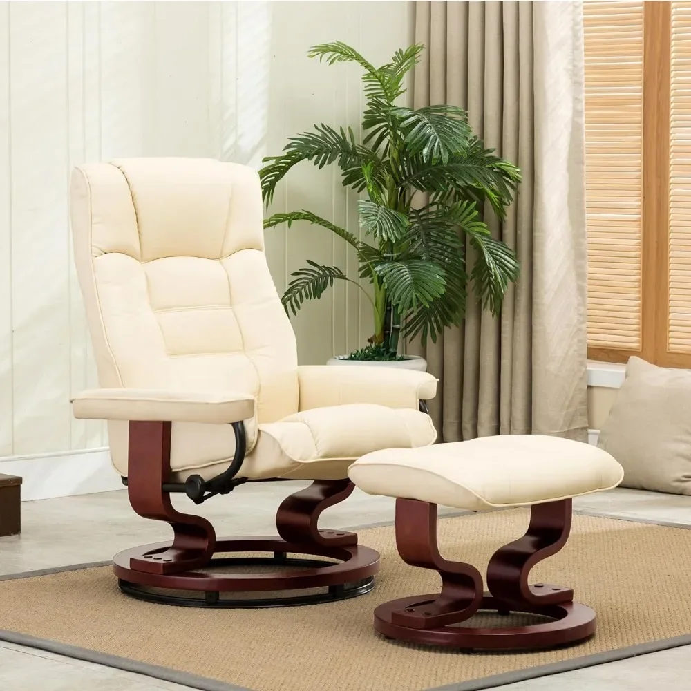 Sillón reclinable con sofá, silla de oficina de ocio multiposición con respaldo ajustable, juego de sofás angulares de cuero genuino, muebles para habitación