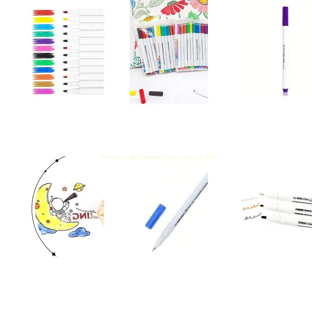 

Fabric Marker for Heat Transfer Iron On Transfer Pen for Tshirt Dressmaking