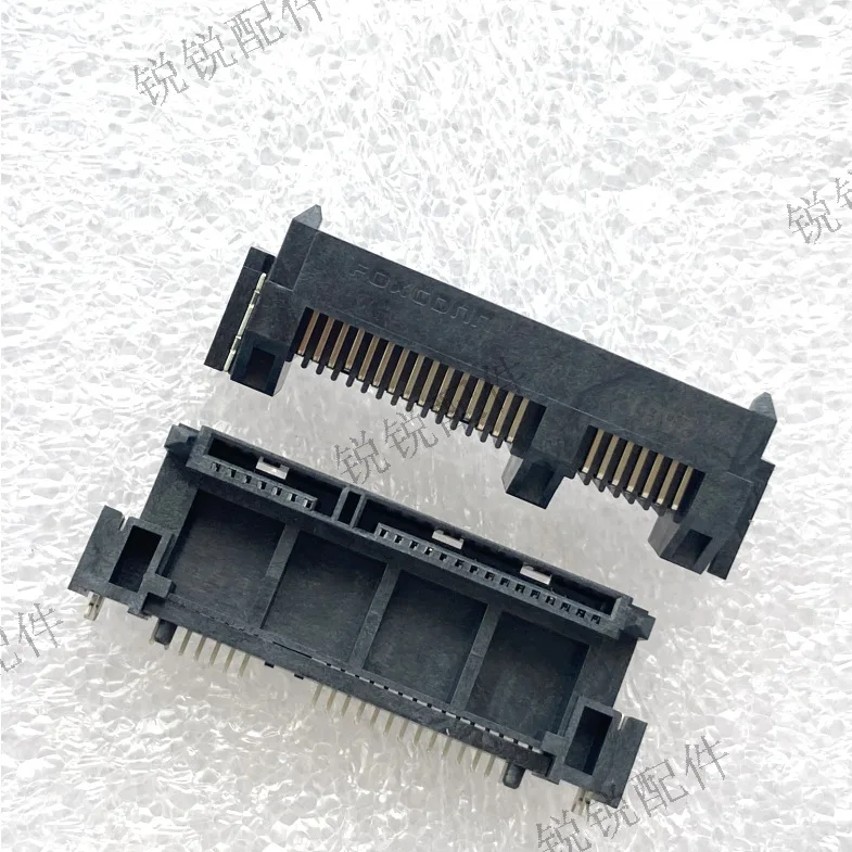 For FOXCONN LPD2227-7H130-7H hard disk data transfer interface socket SATA female seat 7 + 15P