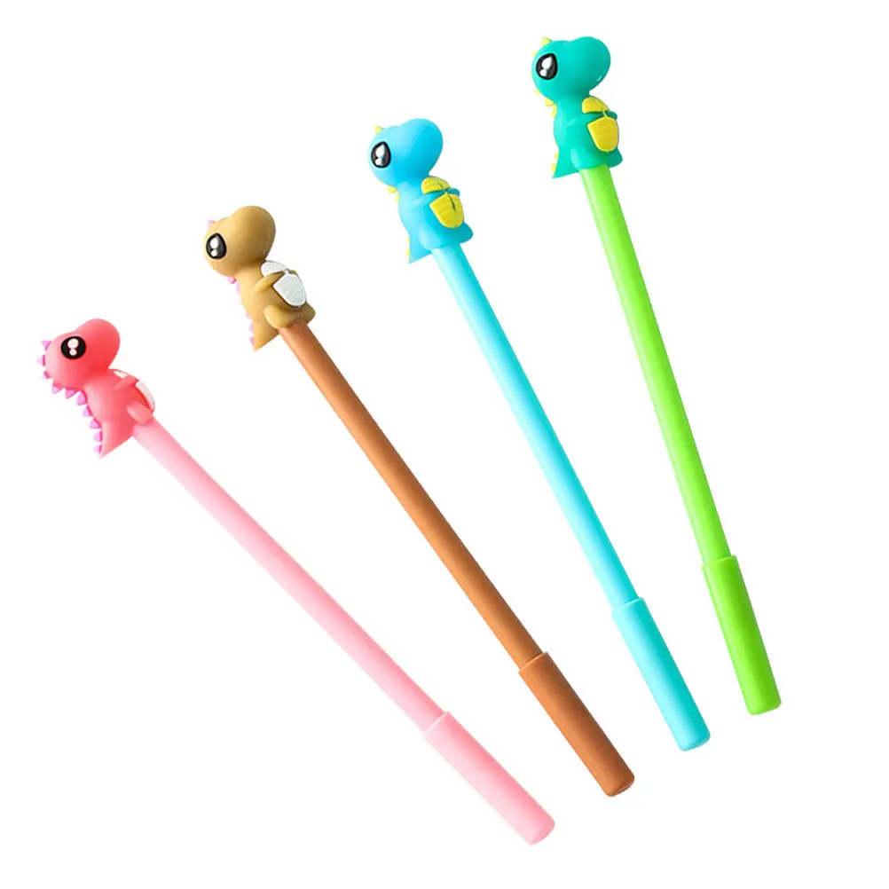 

24Pcs Dinosaur Cartoon Gel Ink Pens 0.5mm Smooth Writing Roller Ballpoint Pens for Kids Students Creative Stationery Gift Fun
