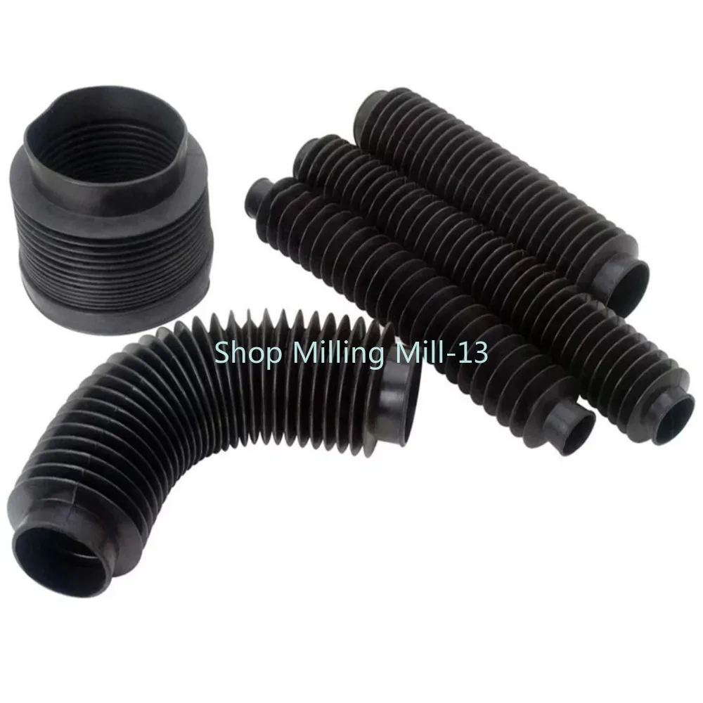 Rubber Corrugated Sleeve Flexible Moulded Bellows Rubber Nitrile Oil Resistant Dust Cover Tubes and Hose Accessories