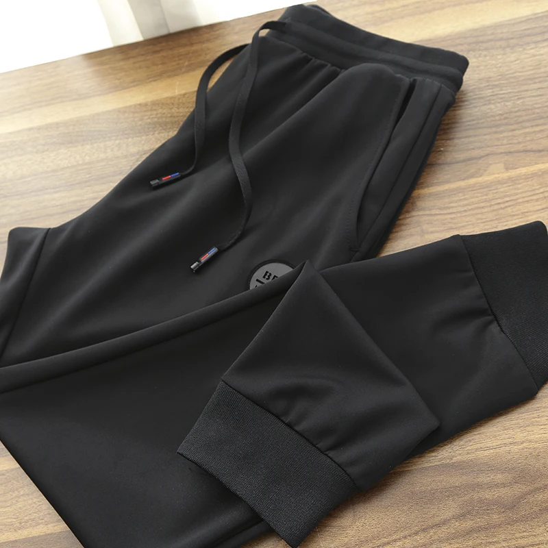 

Ultra Comfortable Ultra Smooth High amage Spring New Men's Bla Sports Casual Pants Sweatpants Trendy Loose Fit Long Pants