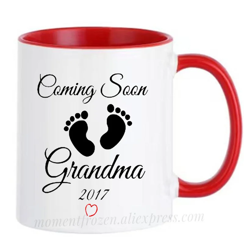 Customized Year Grandma Mugs Nana Cups Grandpa Coffee Mugen Grandparent Gifts Grandmother Drinkware Papa Grandfather Coffeeware