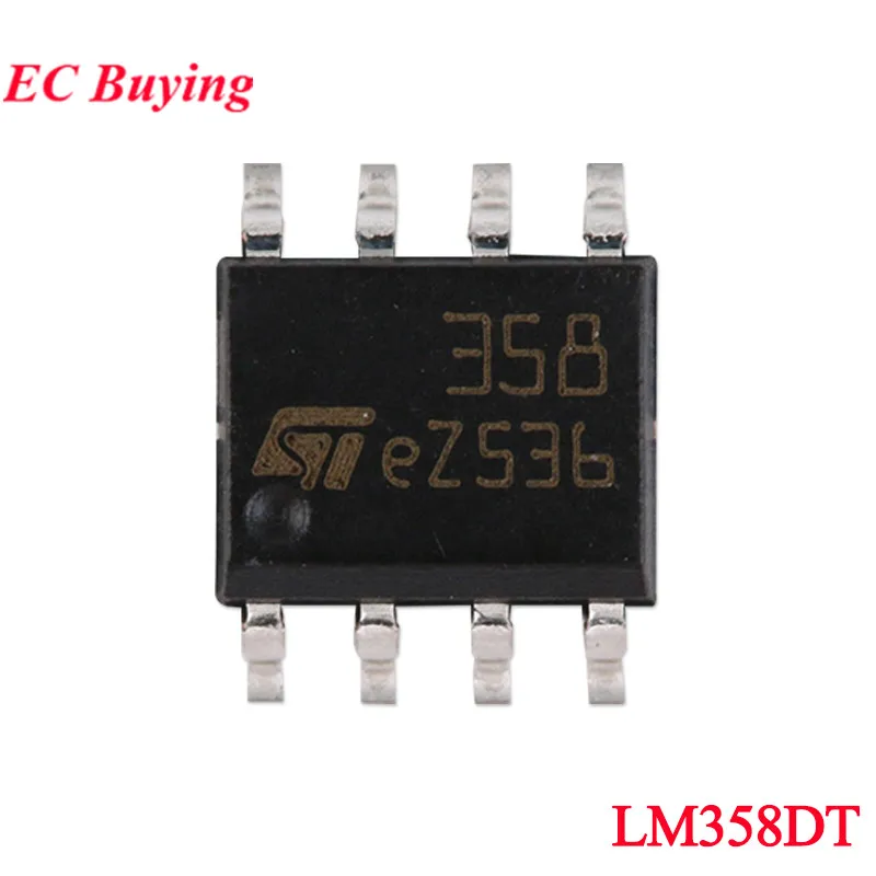 10Pcs/5pcs LM358 LM358D LM358DT SOIC-8 358 LM358DR 저전력 이중 연산 증폭기 칩 IC