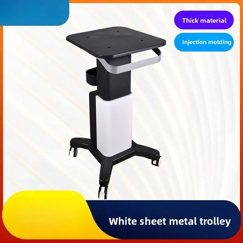 Beauty Salon Mobile Trolley ABS Injection Medical Equipment Cart Hospital Style Equipment Stand Utility Cart Salon Trolley