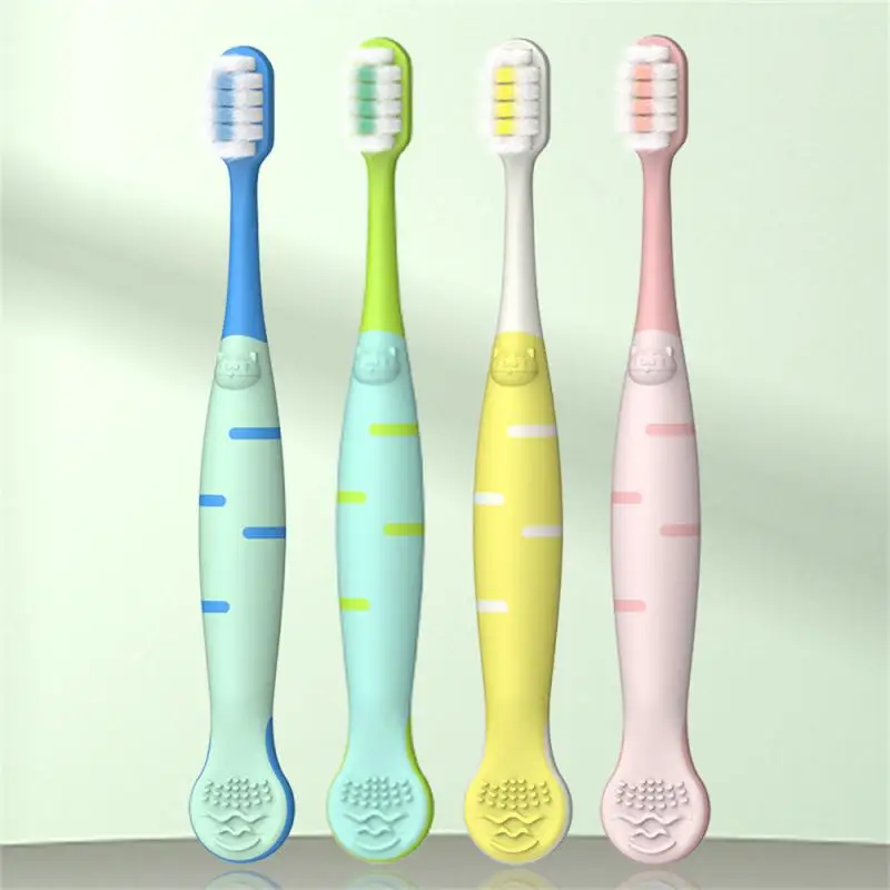 

Baby Soft Bristle Toothbrush Oral Care Safety Baby Toothbrush Clean Banana Shaped Safety For Young Children Pregnancy Baby Gum