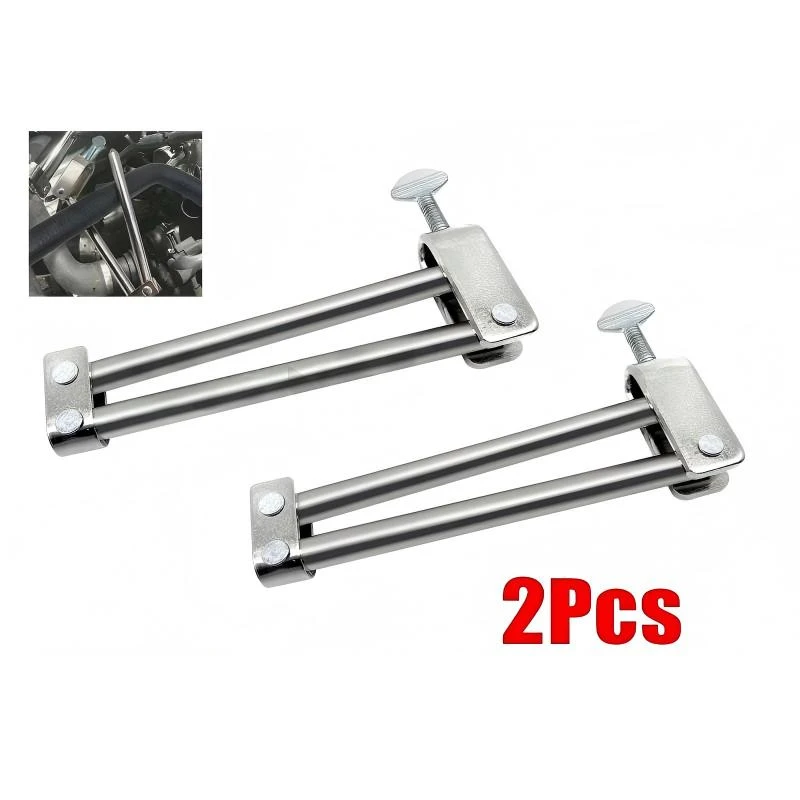 

2 шт. стальные зажимы из сплава для фиксации тормозных и топливных шлангов, инструмент для блокировки масляных трубок, инструменты для ремонта автомобилей