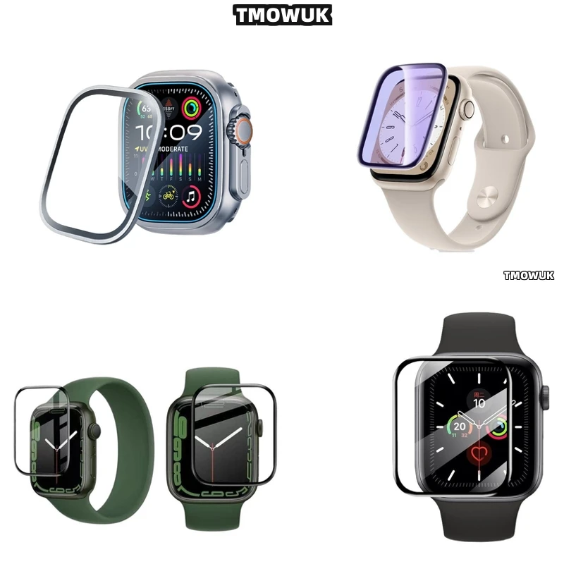 

For Apple Watch 1 2 3 4 5 6 7 8 9 10 SE 38 41 45 44 42 49 MM, Transparent Layer, Natural Display Effect.