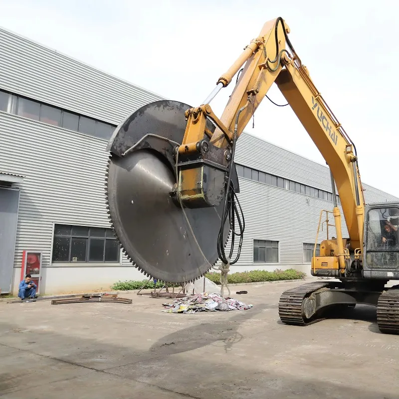 Industrial Grade Rock Saw Heavy Duty Cutting Accessory For Construction Machinery Large Scale Project