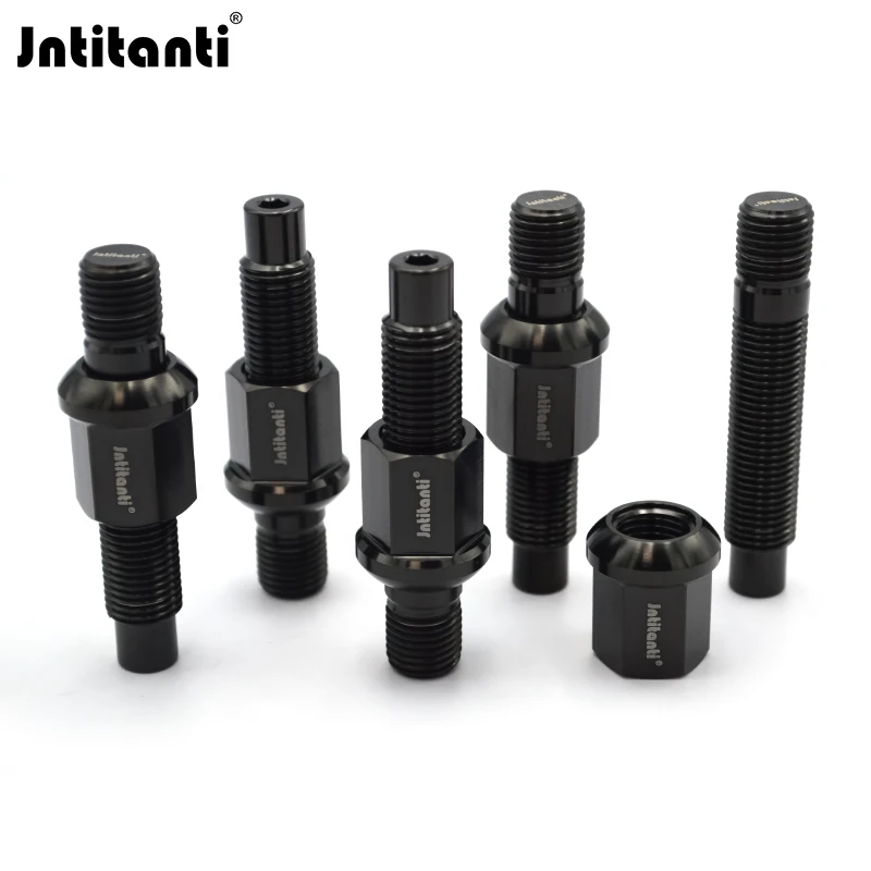 

Jntitanti 20pcs Wheel stud kits M14*1.5mm racing ball seat Gr.5 titanium wheel stud conversion kits for VW AUDI Mercedes-Benz