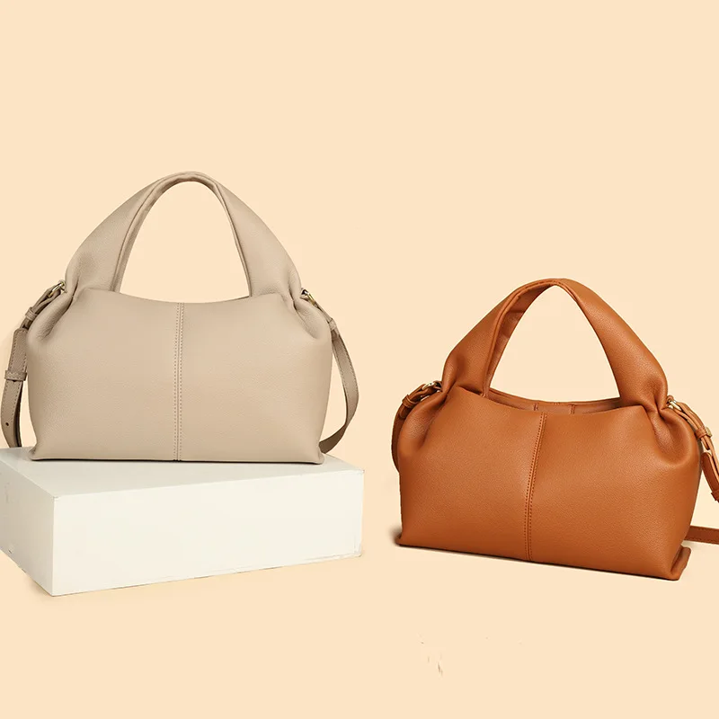 

2025 New Women's Solid Color Crescent Bag, Adjustable Strap Crossbody Purse, Versatile Shoulder Bag for Work Commute & Daily Use