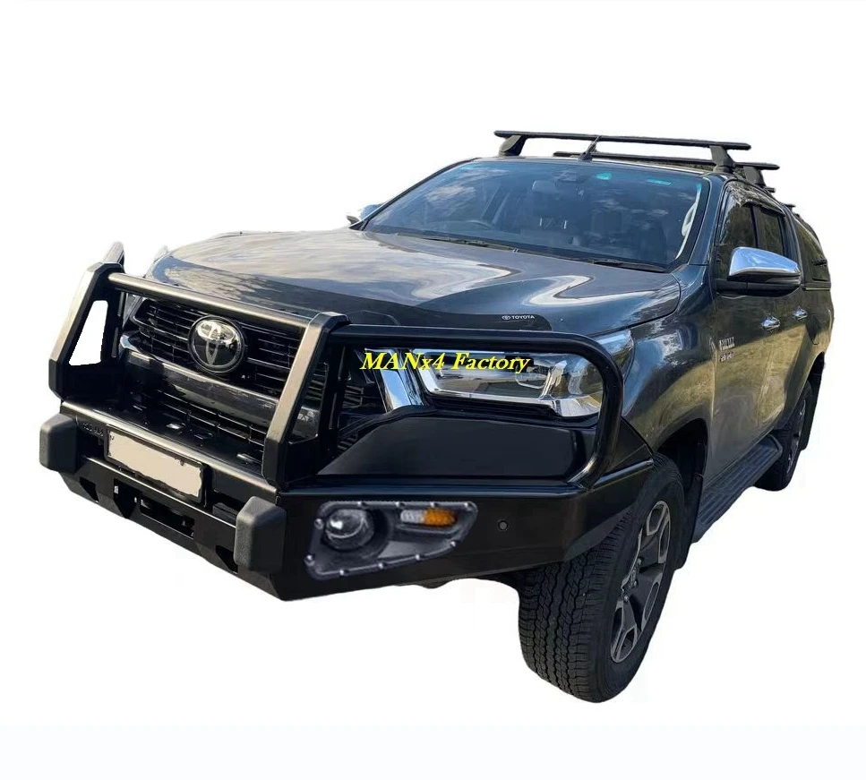 

TOP Hilux Rocco Bull Ball Front Bumper Steel Bumper for Hilux 18-20