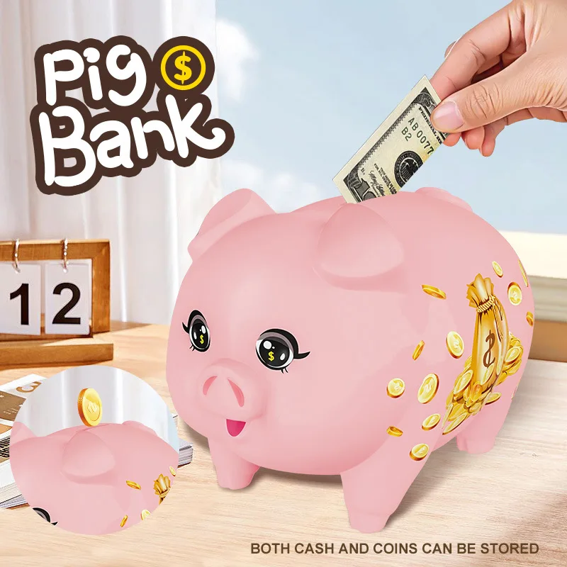 Children's Smart Savings Bank, Anti Drop Deposit and Withdrawal Machine, Cartoon Password Savings Bank Boy Gift