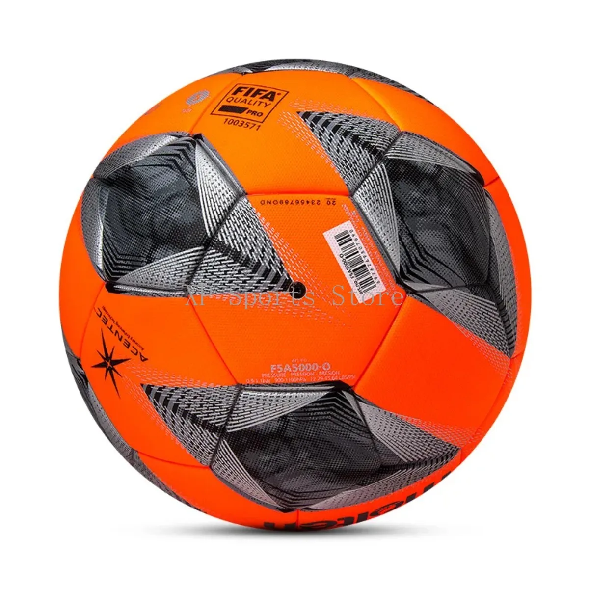 Molten F5A5000 Size 5 Soccer Ball - Wear Resistant Pro Football, Original Quality,Euro 2024 Inspired, Ideal for Training&Matches