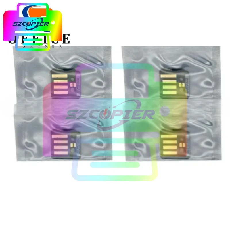 4pcs V80 Toner Chip support for Xerox Versant 80 180 2100 V180 V2100 Press 006R01642 006R01643 006R01644 006R01645