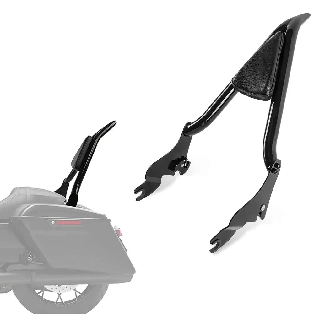 

Motorcycle Passenger Backrest Rear Pad 22" Sissy Bar for harley Touring Street Glide Road Electra King FLHR FLHX FLTR 2009-2024