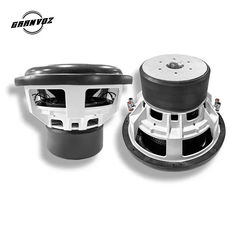 Fornecedor de alto-falantes pronto para obter amostras 12 polegadas 1500W RMS motor BASKET de alumínio 204OZ CAR SUBWOOFER DUAL 2OHMS