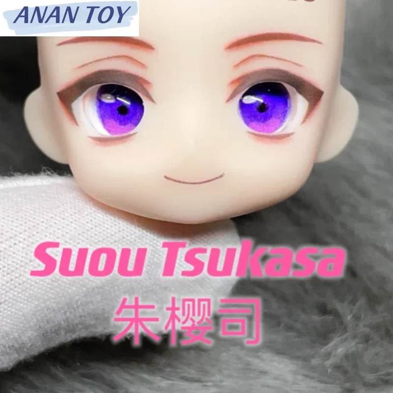 

Suou TSukasa Ob11 Ensemble Stars GSC Face Anime Game Cosplay Handmade Open Eyes Finished Original Faceplates Doll Accessories