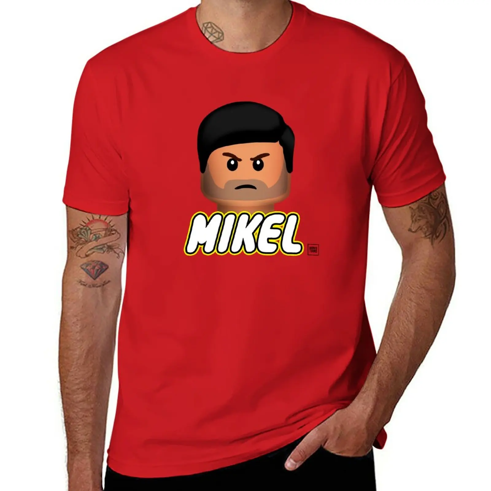 New Mikel Perfect Hair Arteta T-Shirt Short sleeve tee boys white t shirts oversized t shirt men