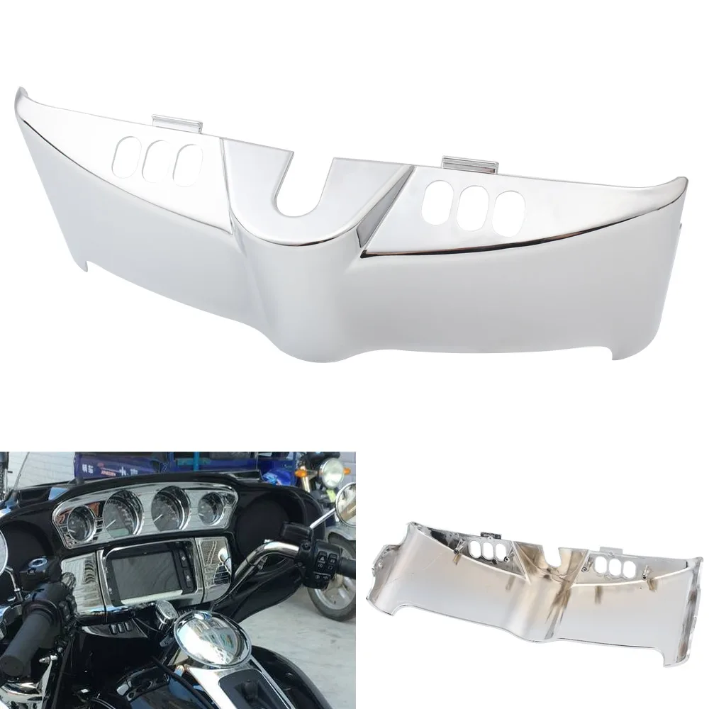 

Motorcycle Switch Console Dash Panel Accent Fairing Cover Chrome Moto Accessory For Harley Touring Electra Street Glide 2014-20