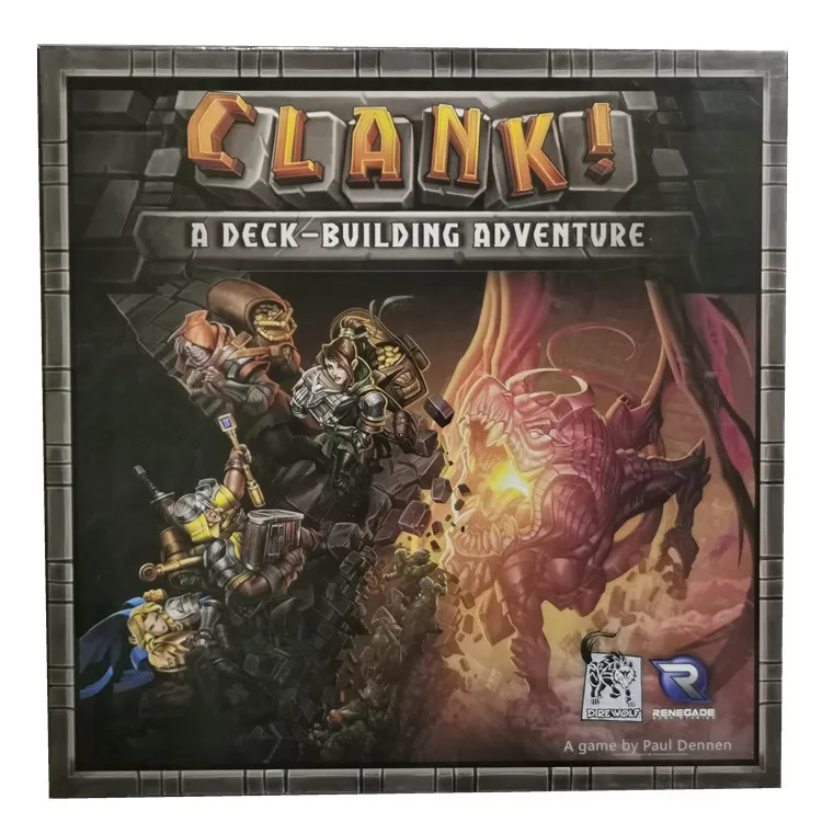 Dragon Cave Treasure Hunt Table Game 2-4 CLANK English Edition Adventure Exploration Entertainment Game Card Game Adult Leisure