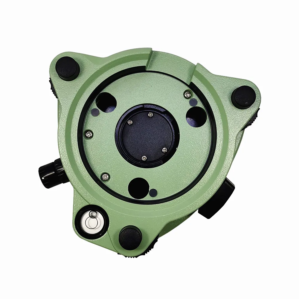 Brandnew Three-Jaw Tribrach Green Tribrach With Optical Plummet For Tripod Surveying Adapter Tribrach for Tripod Mounting