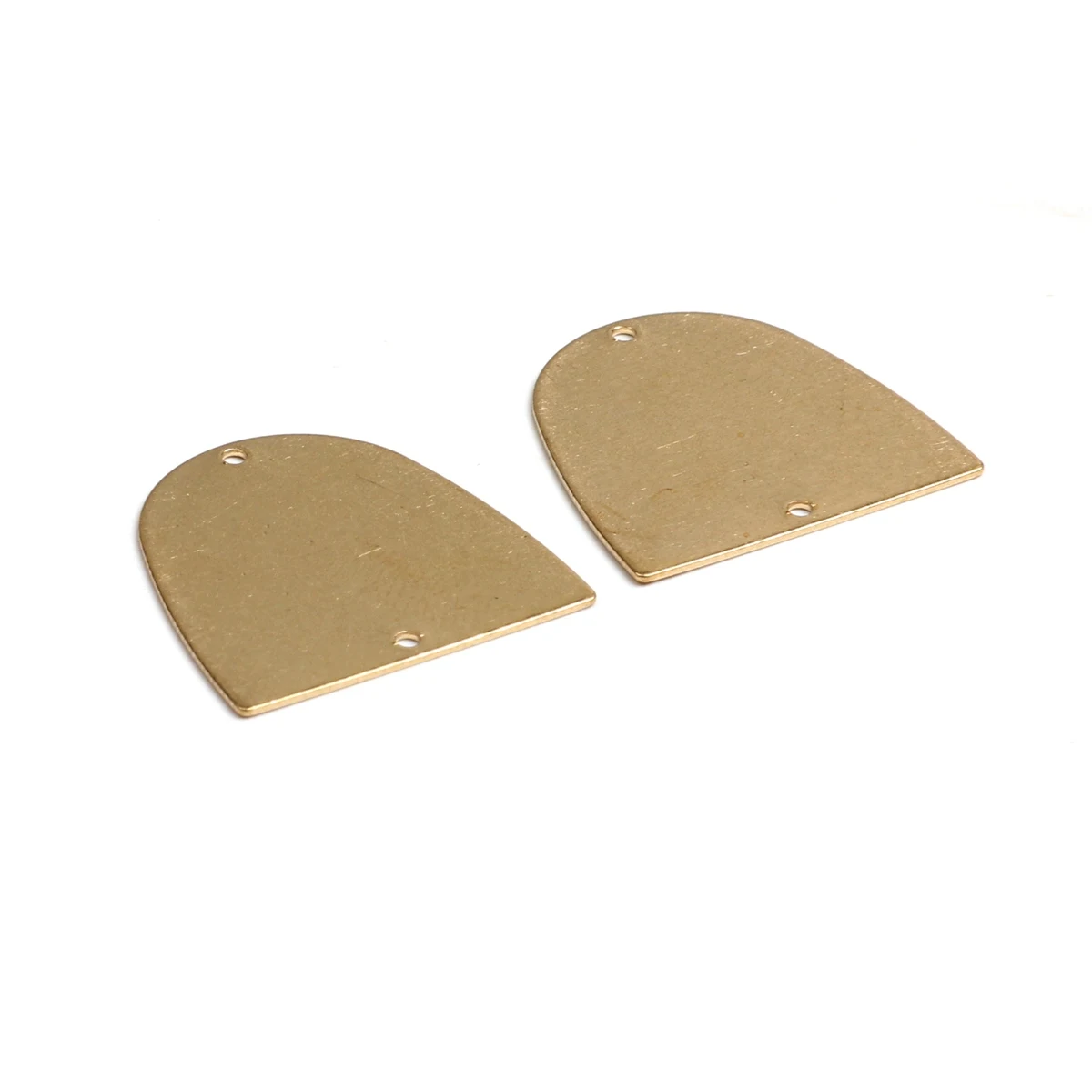 Hammered Brass Charms,D Shaped connector,Findings Accessories For Diy Earrings Necklace Bracelet DIY Making,Jewelry Supplies