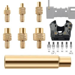 1Set Heat Insert Moer IJzeren Punt M2 M3 M4 M5 M6 Draad Ingebedde Kit Heat Insertion Tool voor Soldeerbout 3D Printer Accessoires