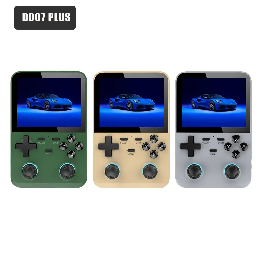 2023 D007 Plus 3.5 Inch IPS Screen Handheld Game Players Android System 10000+ Gaming Retro Devices Portable Video Game Consoles