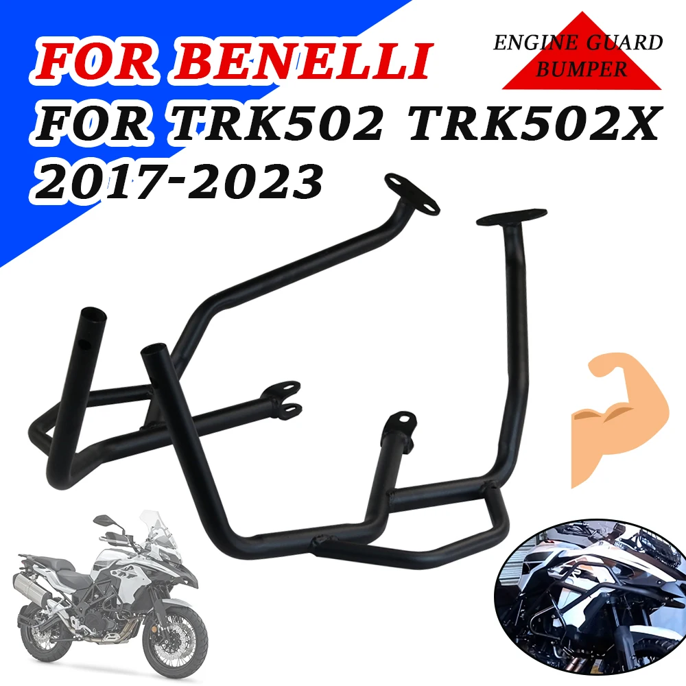 Motorcycle Accessories Engine Guard Bumper Crash Bars Stunt Cage Frame Protector For Benelli TRK502 TRK502X TRK 502 X TRK 502X