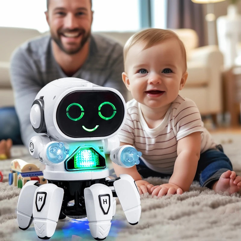 Electric toys can sing and dance AI walking robot baby baby child intelligent little boy and girl puzzle